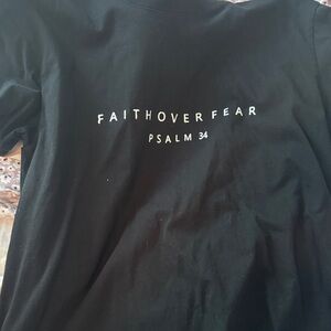Black Faith Over Fear T-Shirt